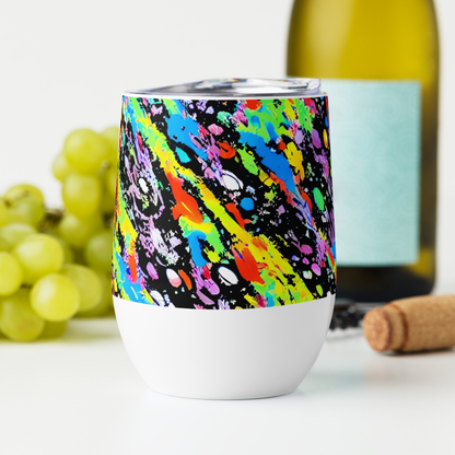 Wine Tumbler - Pollock Pulse