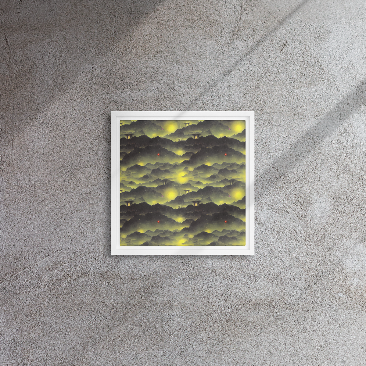 Framed Canvas - Spectral Isle