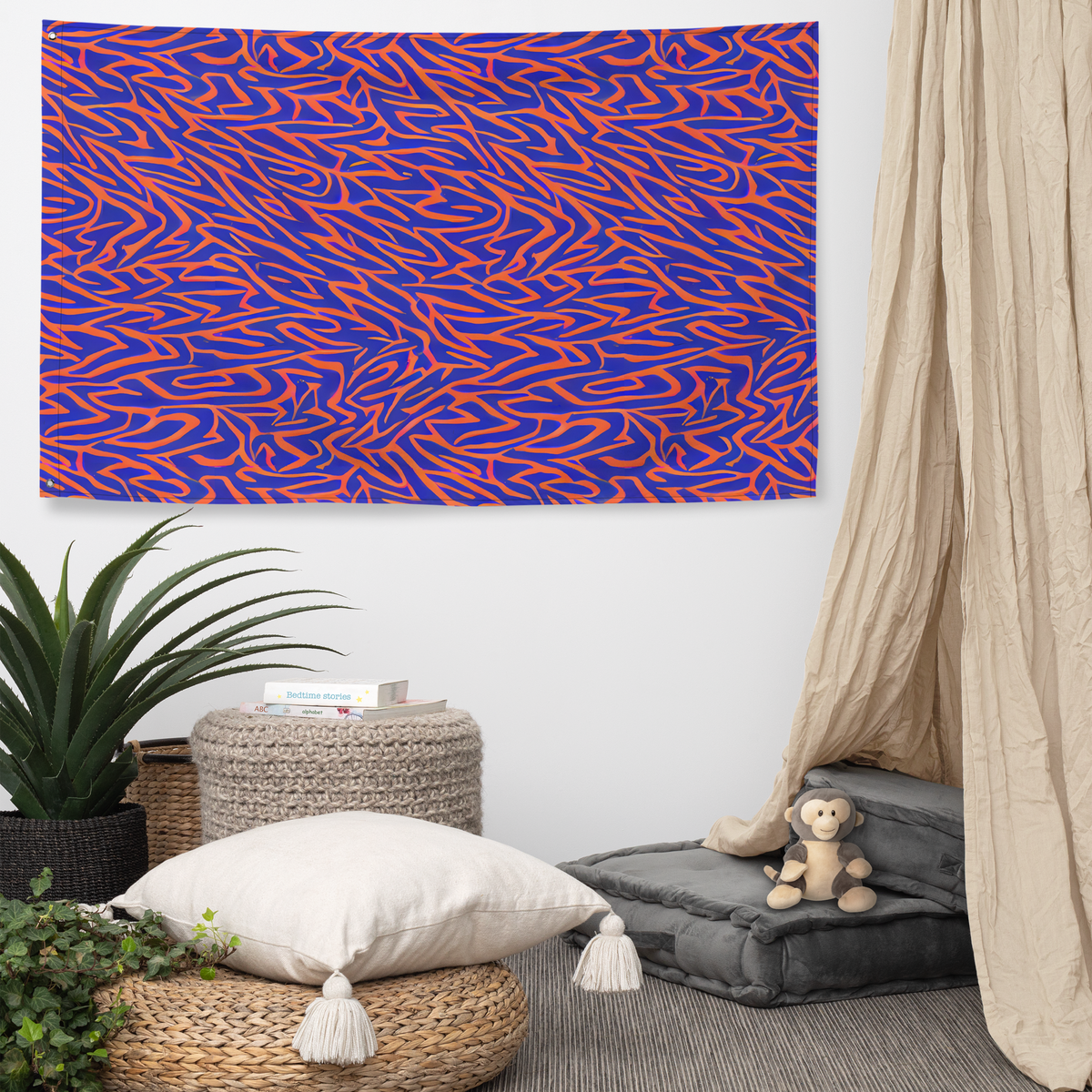 Flag - Sapphire Swirl
