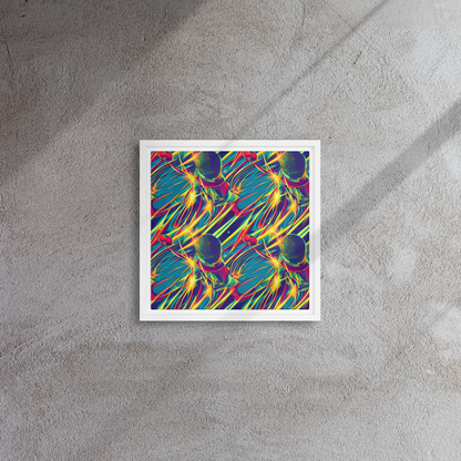 Framed Canvas - Cosmic Inferno