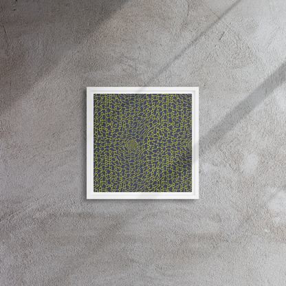 Framed Canvas - Nightshade Maze