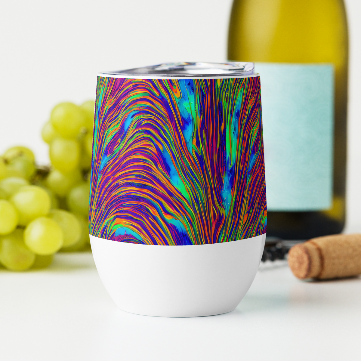 Wine Tumbler - Lux Waves