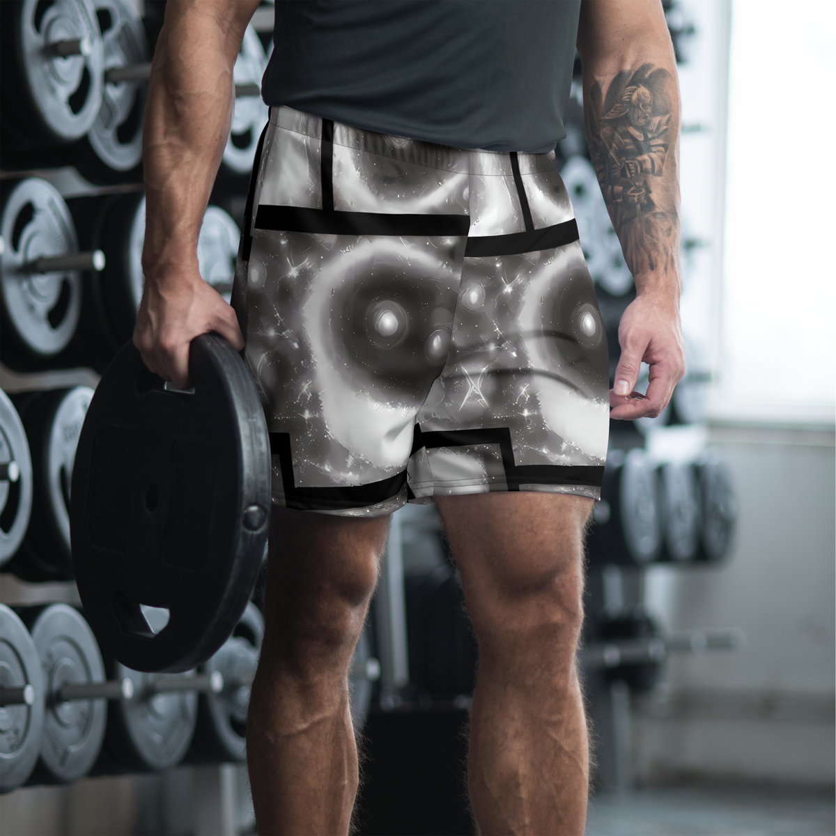 Men's Athletic Shorts - Arbus Whorls