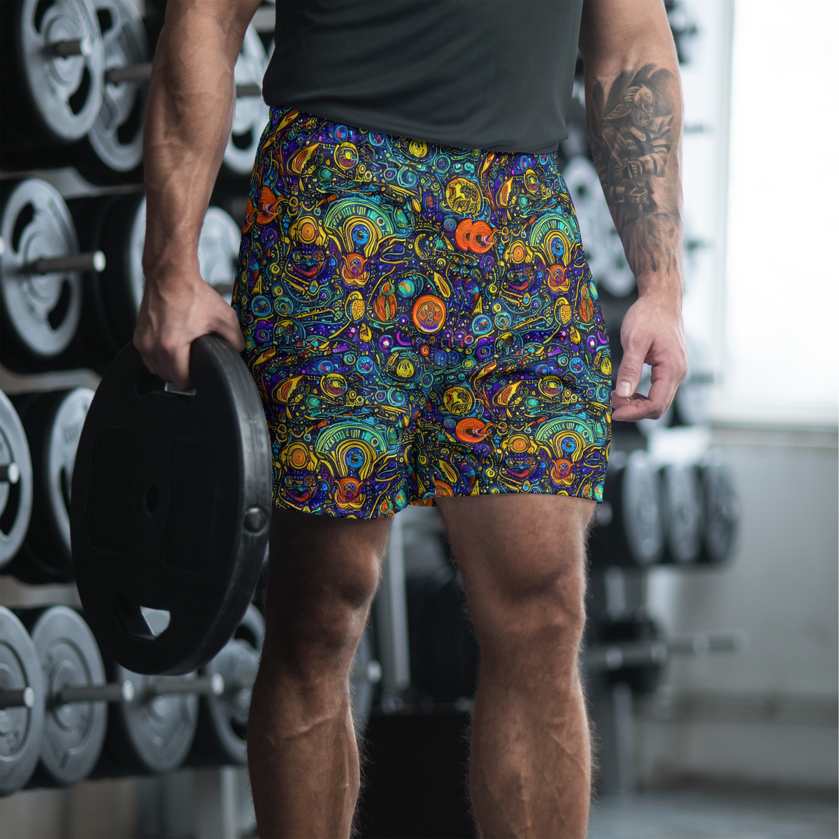 Men's Athletic Shorts - Vasnetsov Vortex