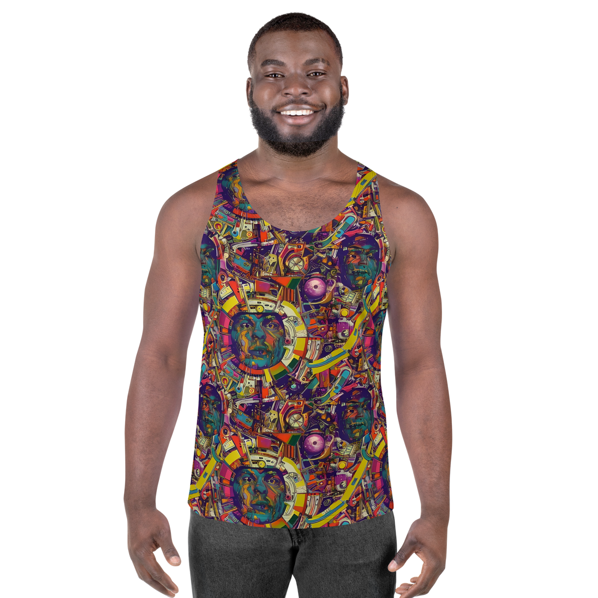 Men's Tank Top - Cosmic Collage