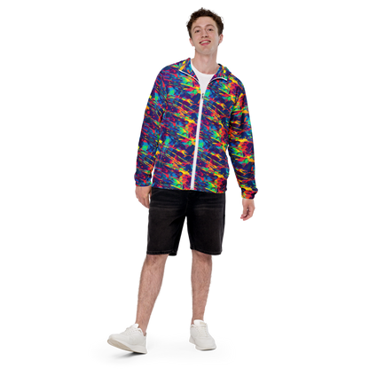 Men's Windbreaker - Spectrum Streaks