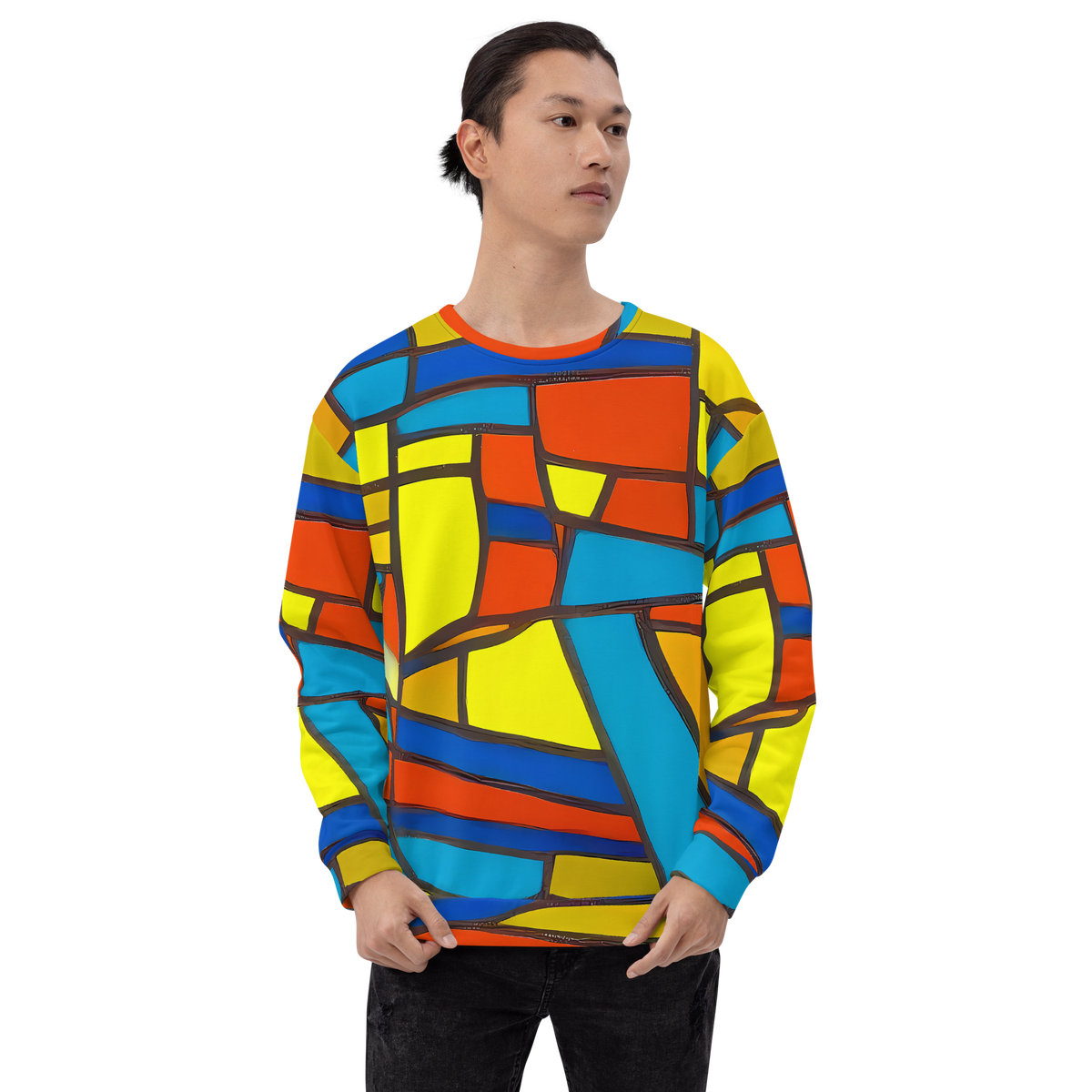 Sweatshirt - Mondrian Mesh