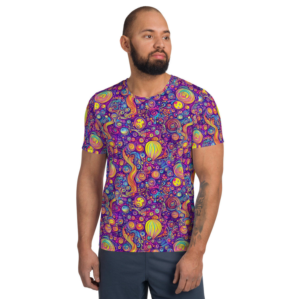 Men's Athletic T-Shirt - Festival of Whimsy