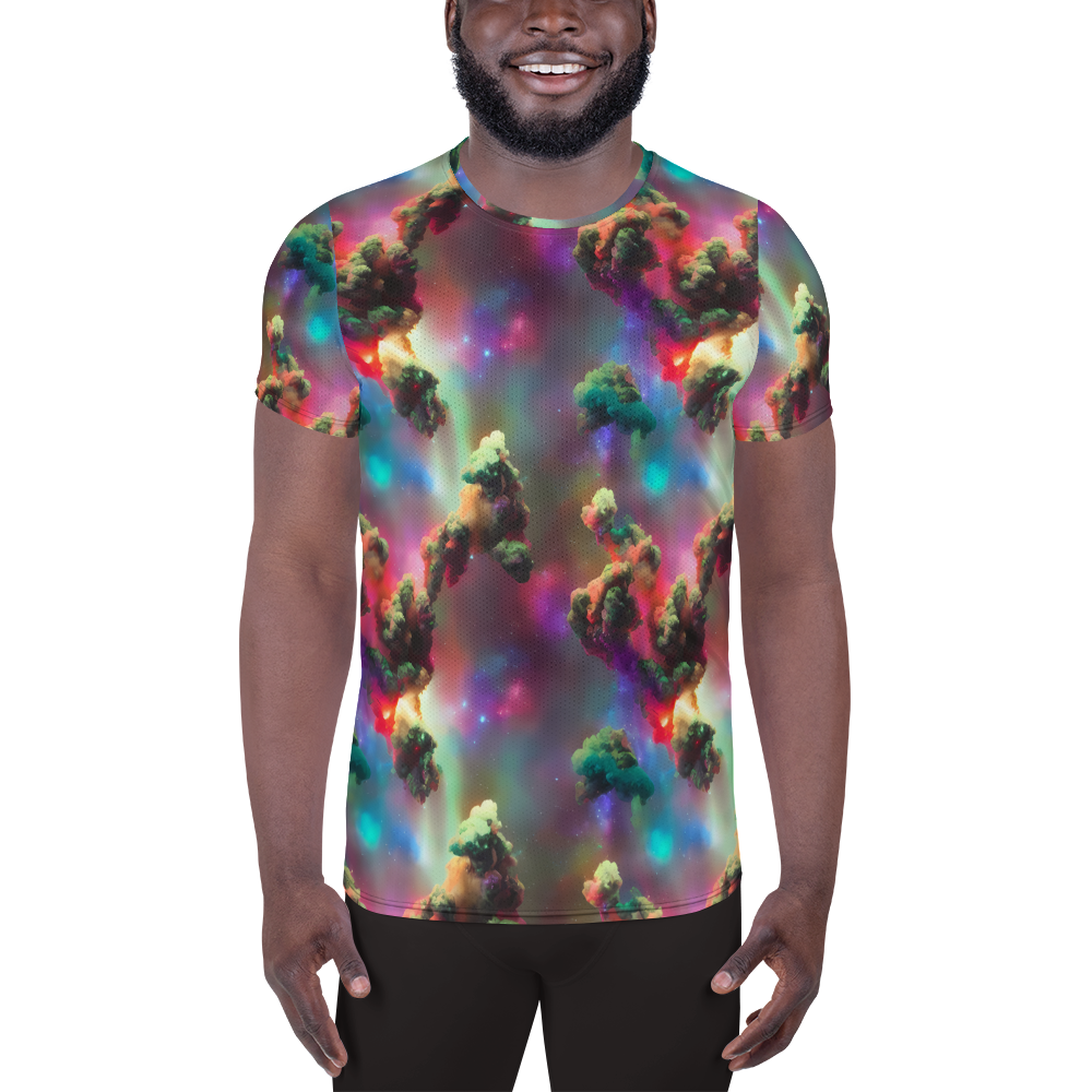 Men's Athletic T-Shirt - Nebula Dreams