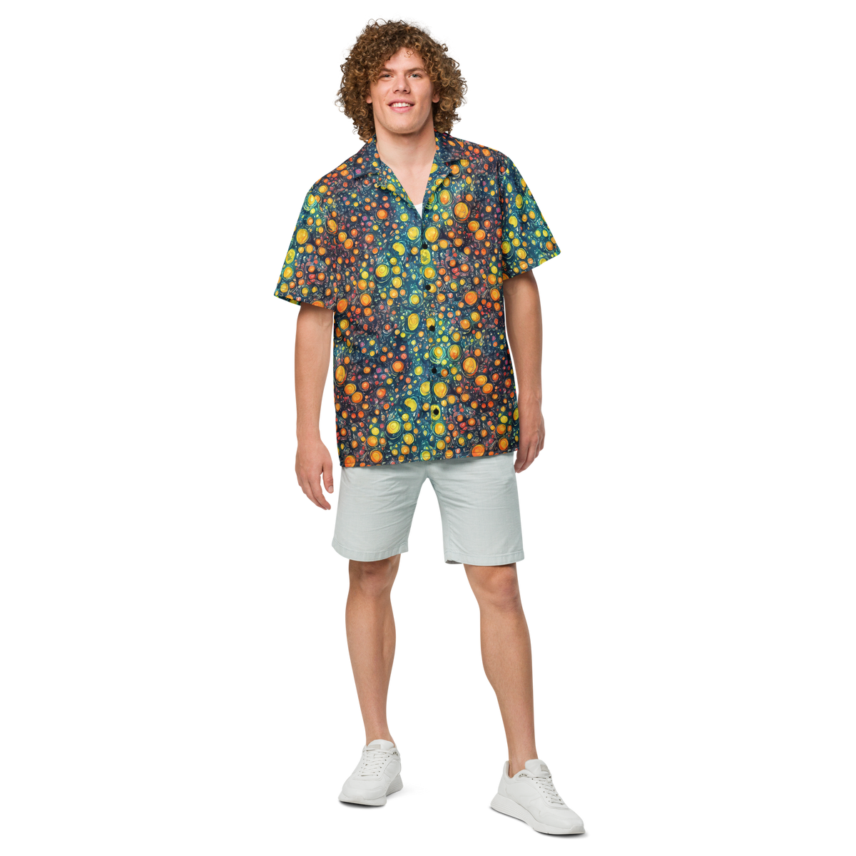 Button Shirt - Starry Orbits