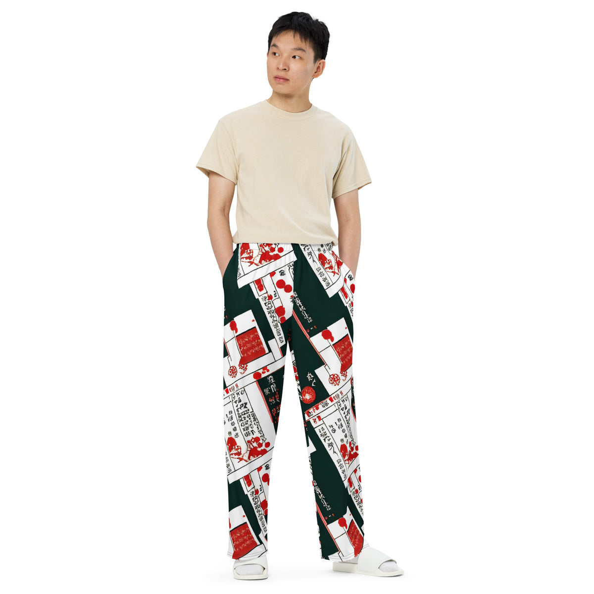 Wide-Leg Pants - Crimson Chronicles