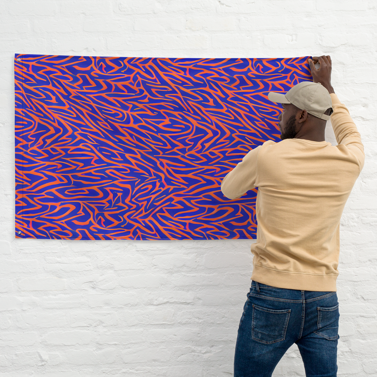 Flag - Sapphire Swirl