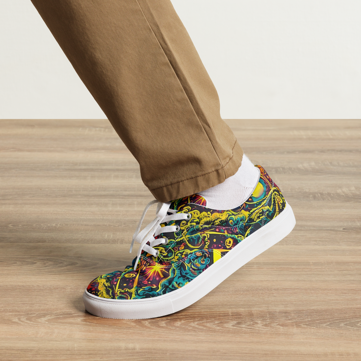 Men's Lace-Up Canvas Shoes - Gogos Galaxy