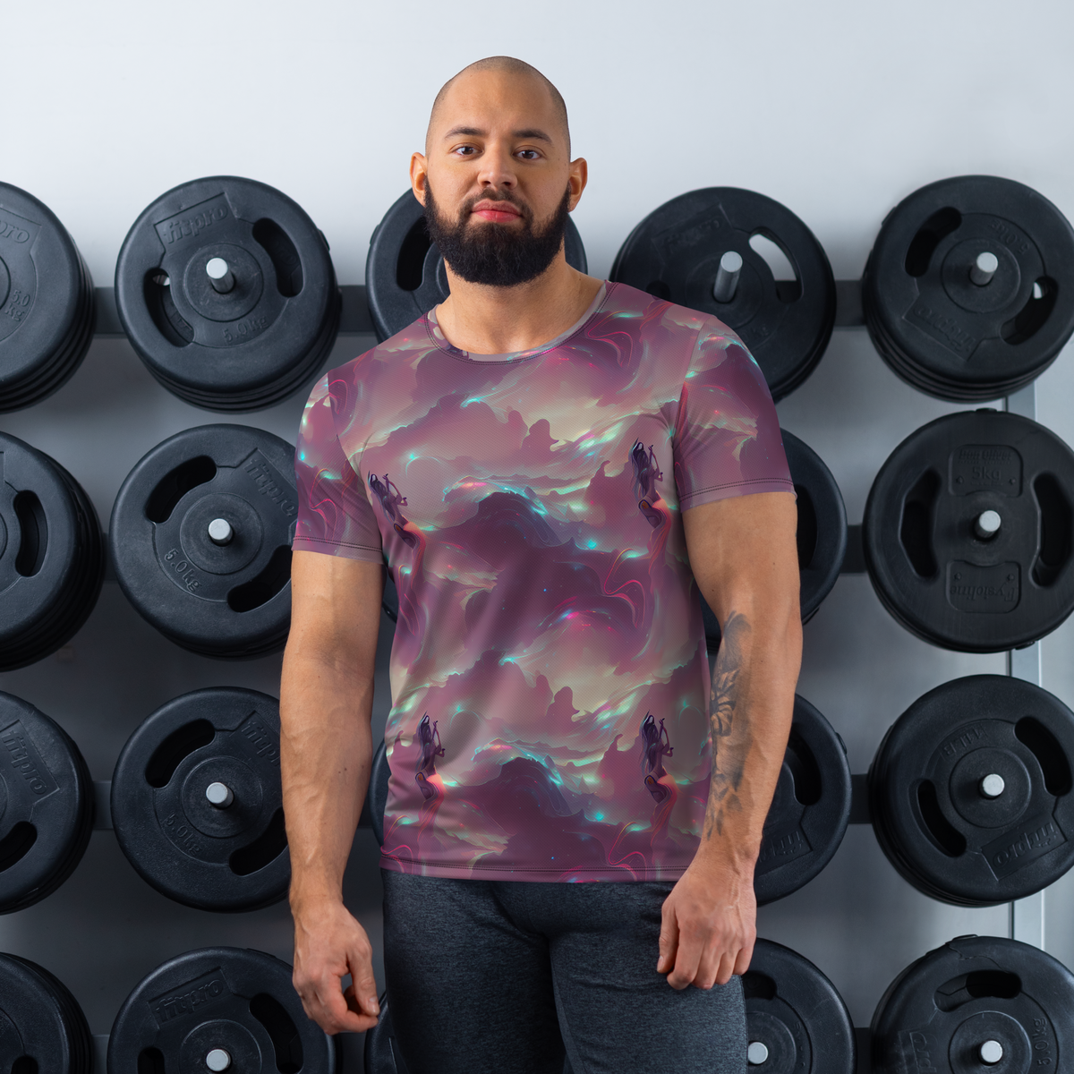 Men's Athletic T-Shirt - Astral Illusions