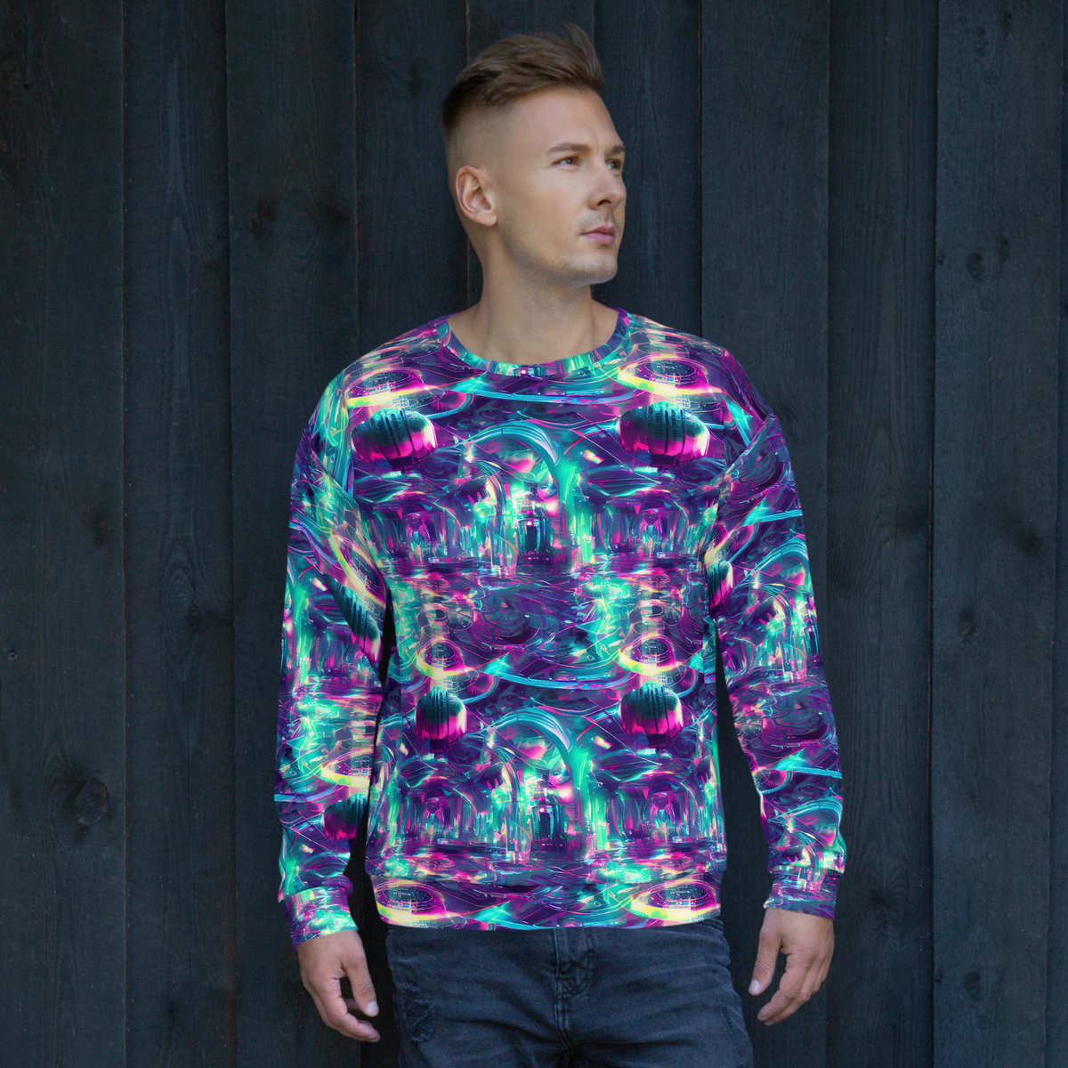 Sweatshirt - Synthwave Surge