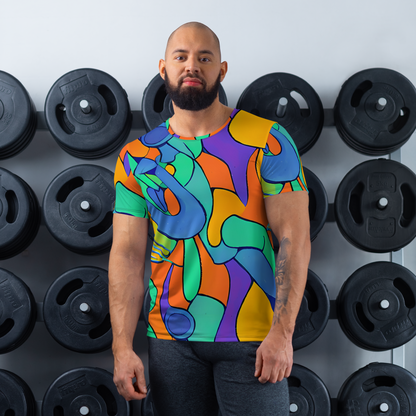 Men's Athletic T-Shirt - Archipenko Dream