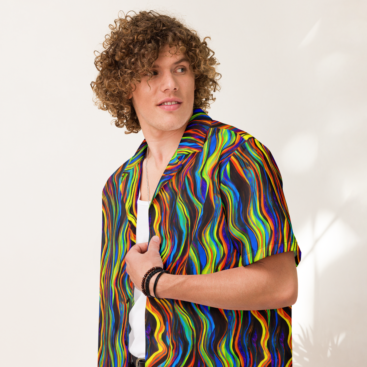 Button Shirt - Celestial Waves