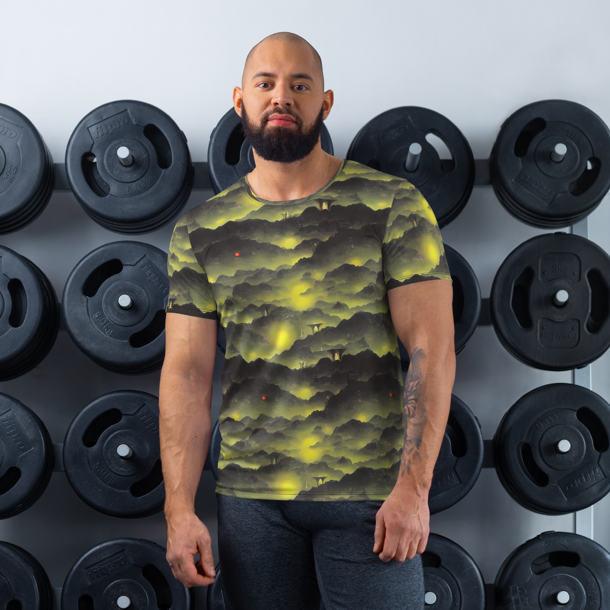 Men's Athletic T-Shirt - Spectral Isle