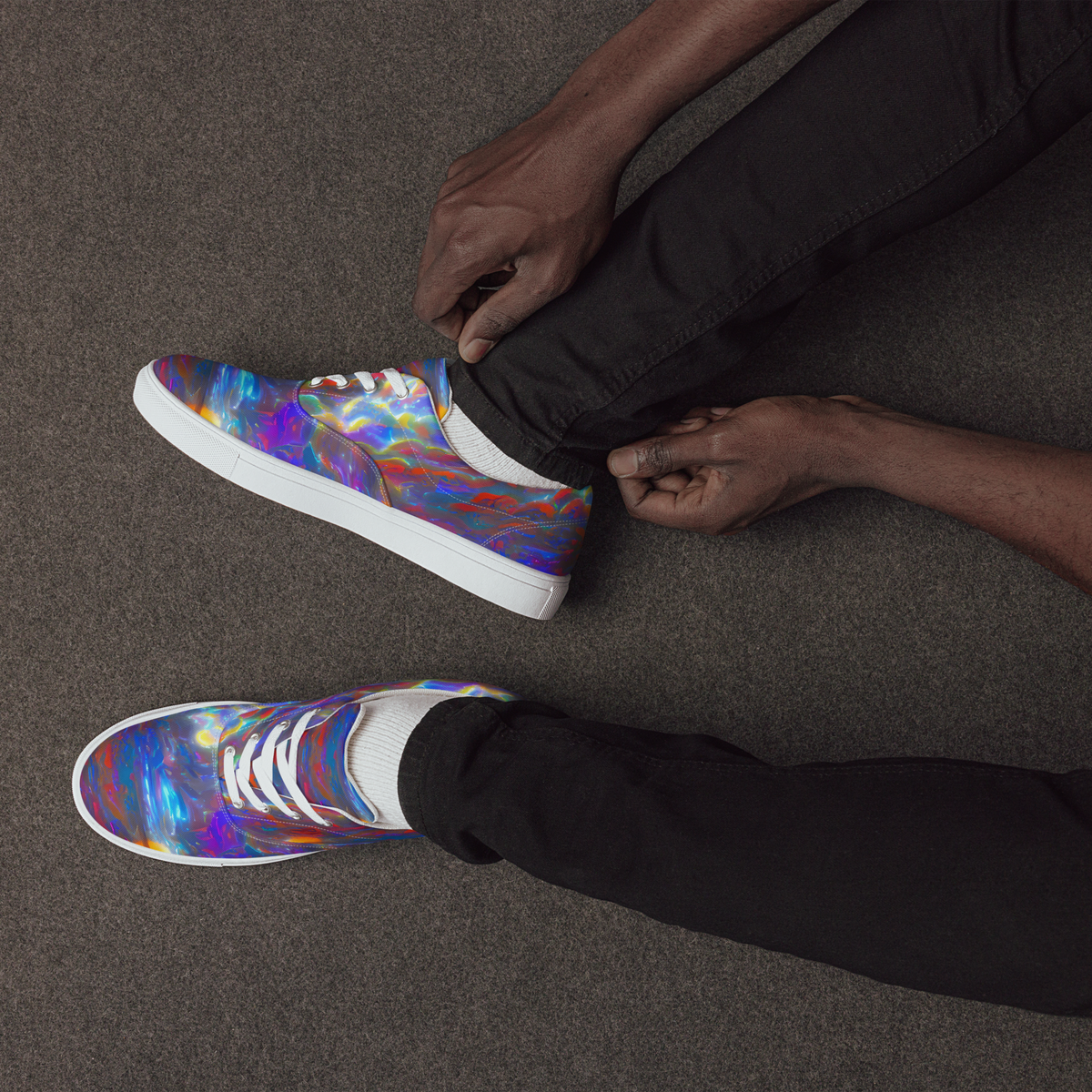 Men's Lace-Up Canvas Shoes - Orion Ripple