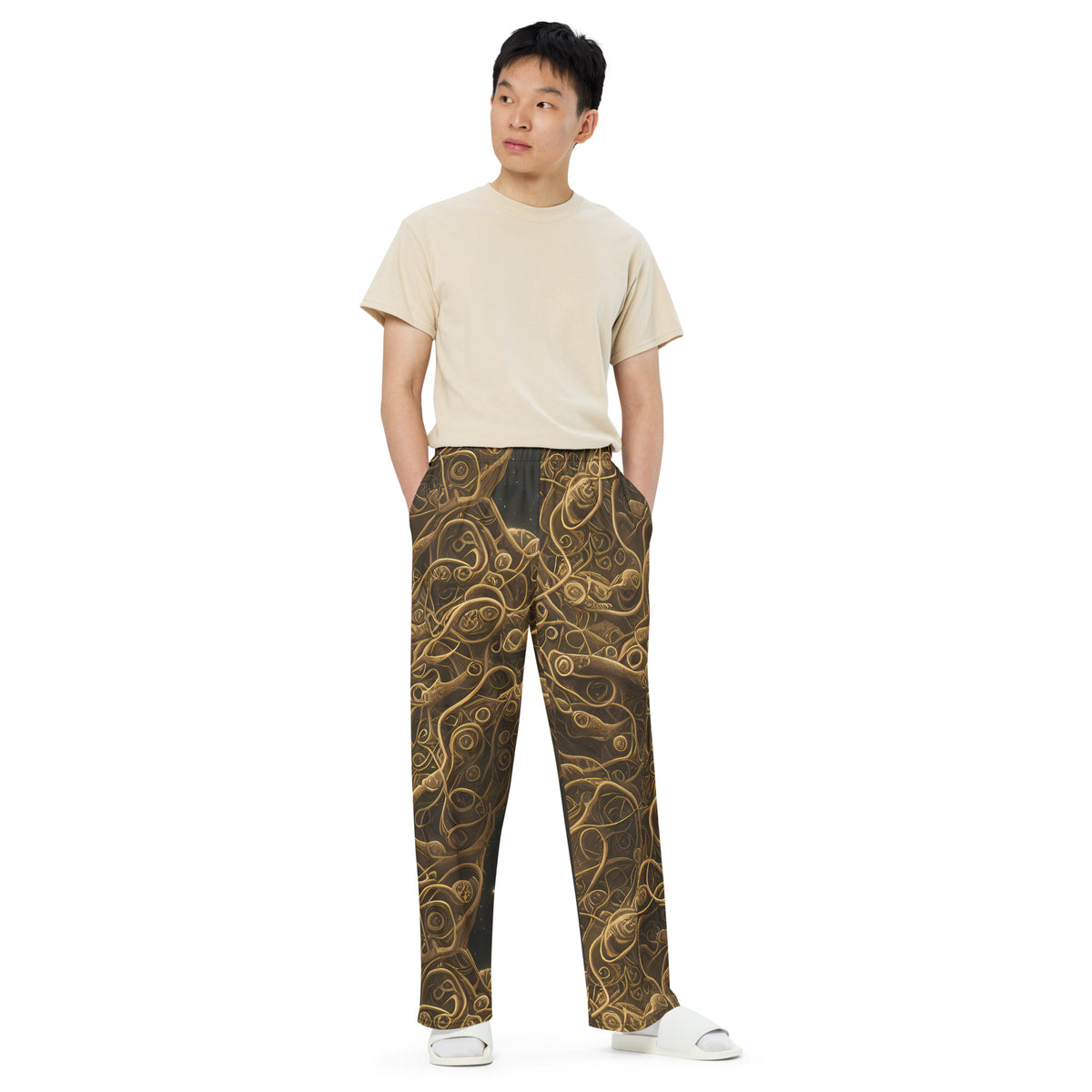 Wide-Leg Pants - Gilded Reverie