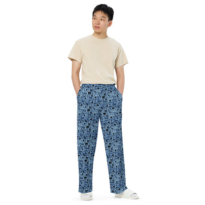 Wide-Leg Pants - Circuit Frost