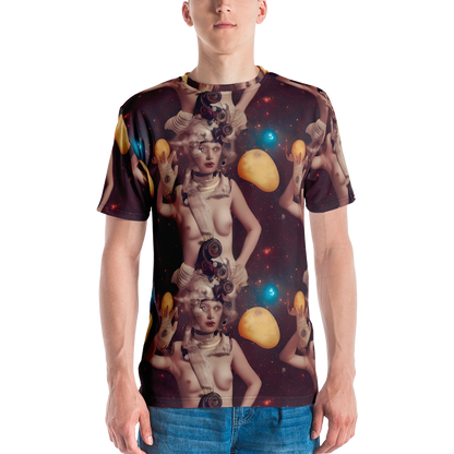 Men's Crew Neck T-Shirt - Nebula Siren