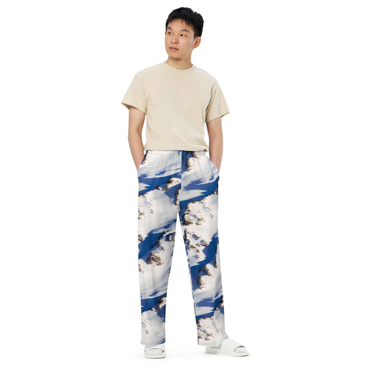 Wide-Leg Pants - Snowlit Peaks