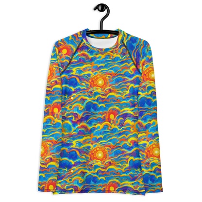 Women's Rash Guard - Chroma Ripple