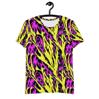 Men's Athletic T-Shirt - Neon Savanna