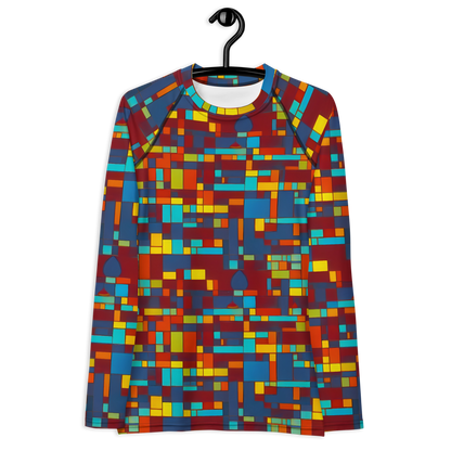 Women's Rash Guard - Astral Grid