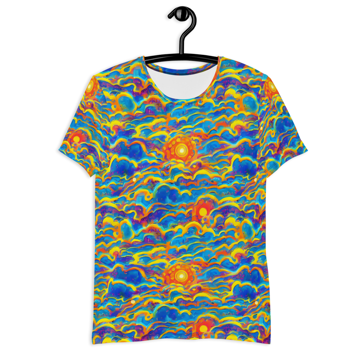 Men's Athletic T-Shirt - Chroma Ripple