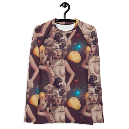 Women's Rash Guard - Nebula Siren