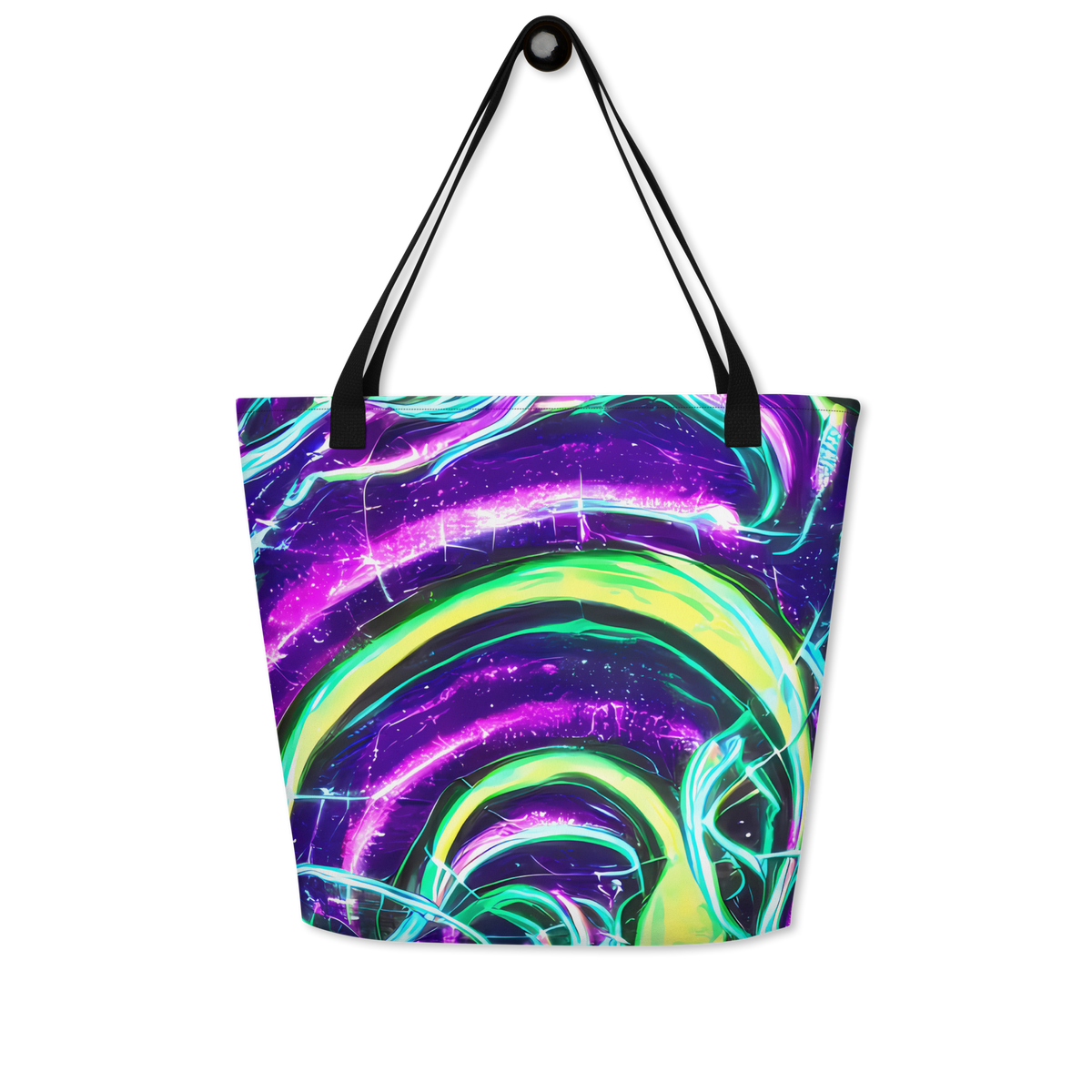 Large Tote Bag w/ Pocket - Quesnel's Vortex