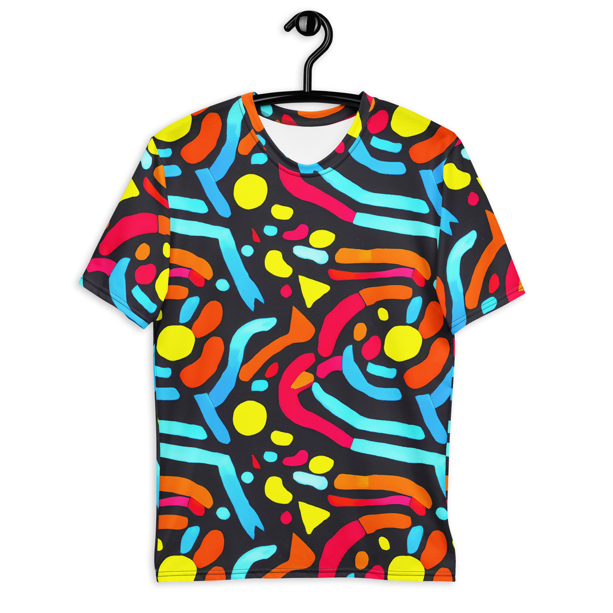Men's Crew Neck T-Shirt - Midnight Stream
