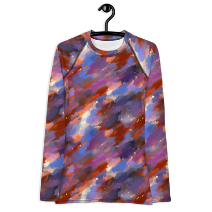 Women's Rash Guard - Celestial Brushstroke