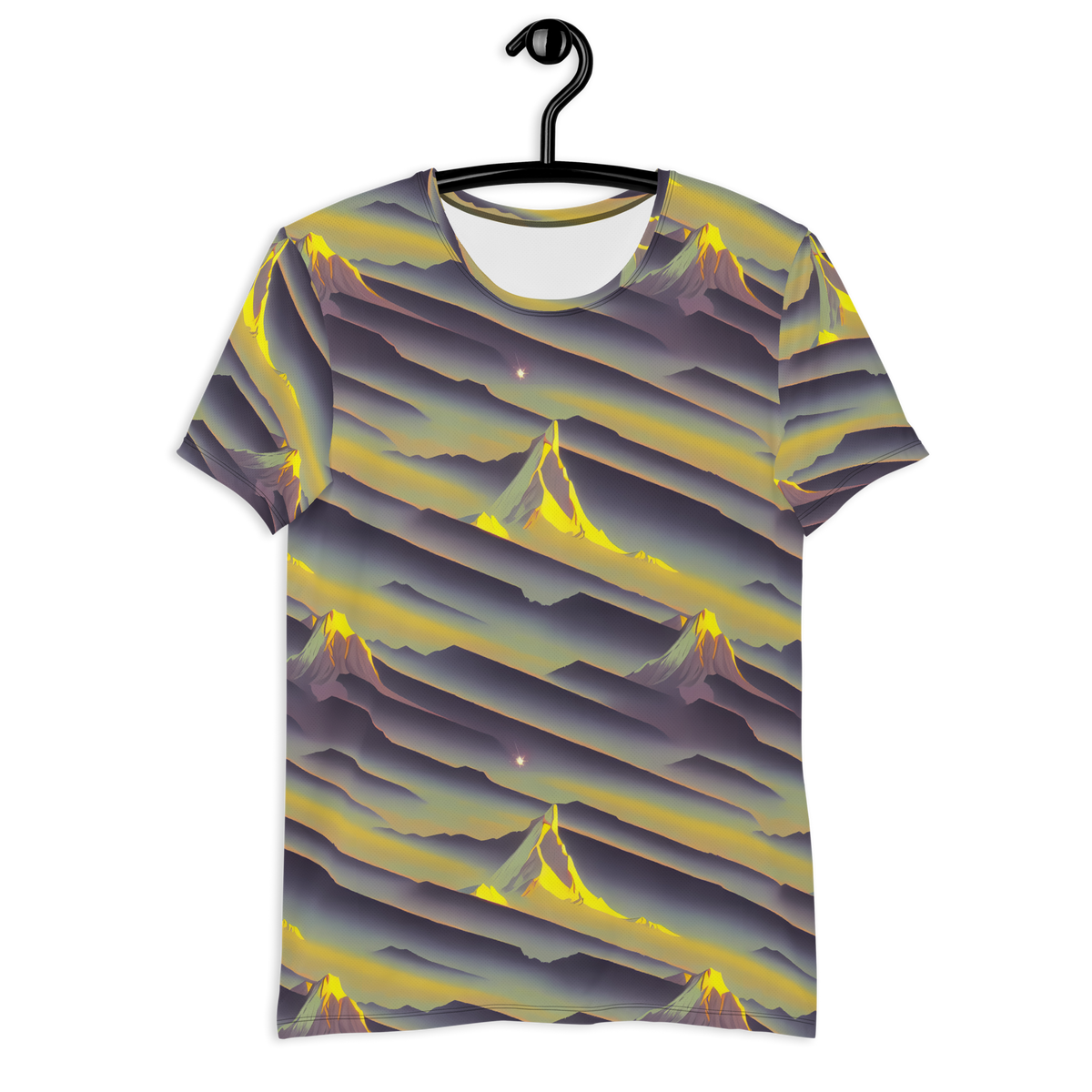 Men's Athletic T-Shirt - Surreal Summit