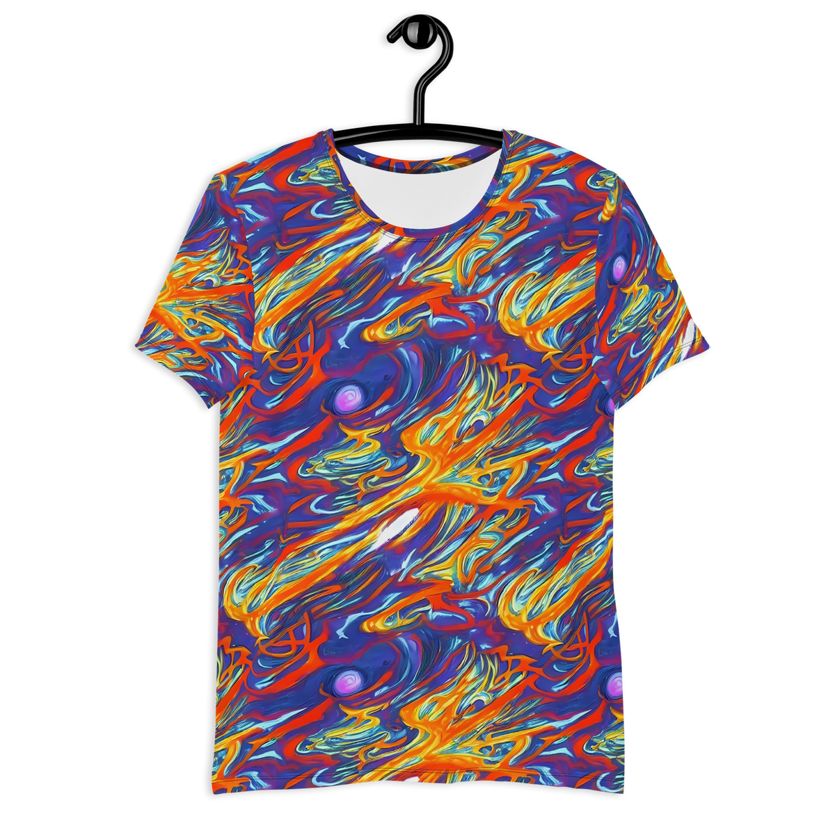 Men's Athletic T-Shirt - Galactic Ember