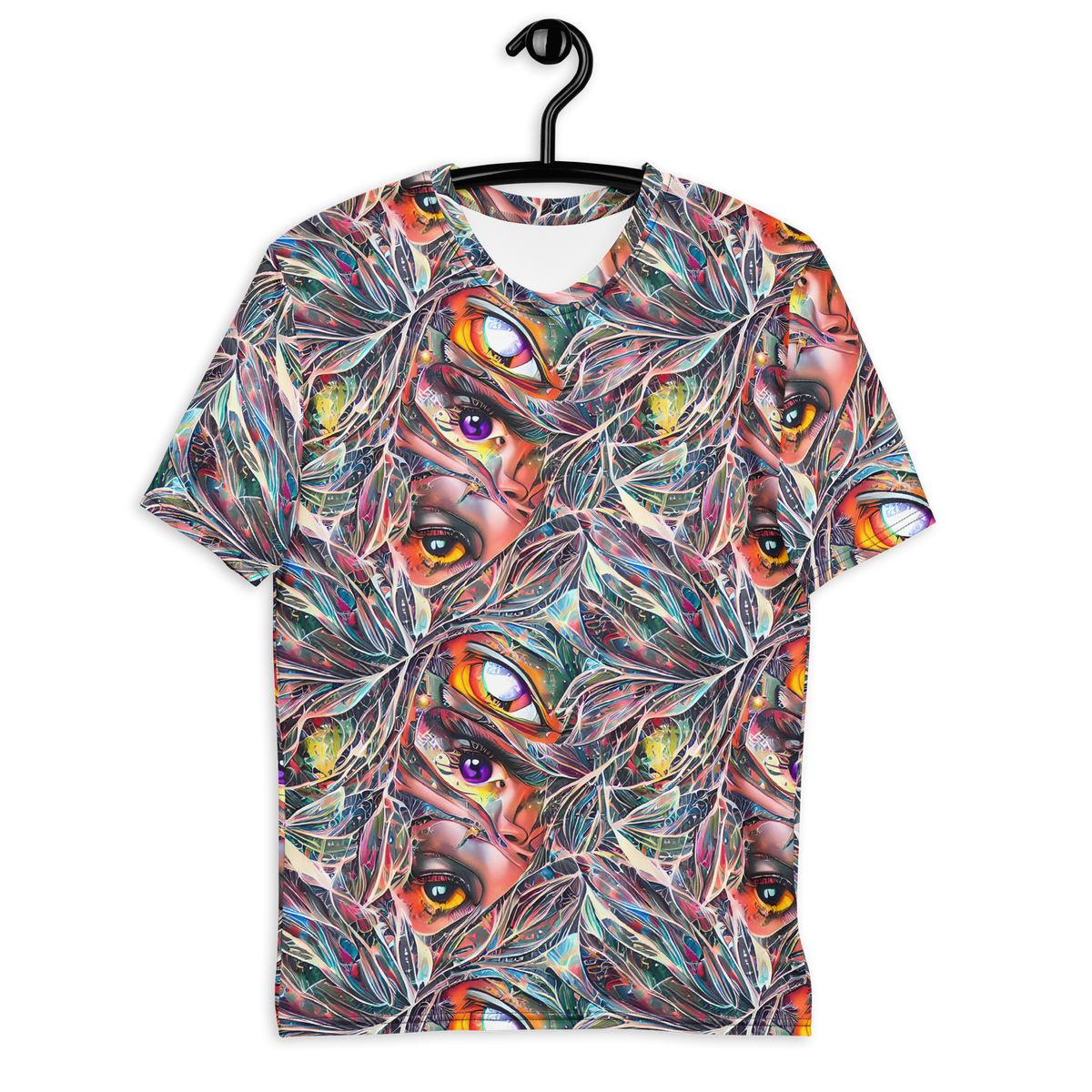 Men's Crew Neck T-Shirt - Prismatic Reverie