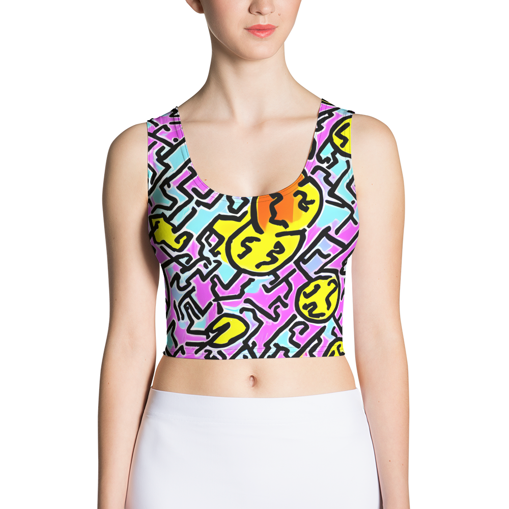 Crop Top - Punk Doodles