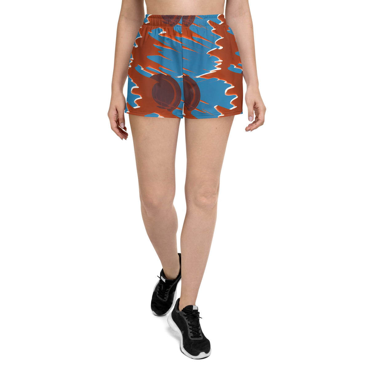 Women’s Athletic Shorts - Desert Vortex