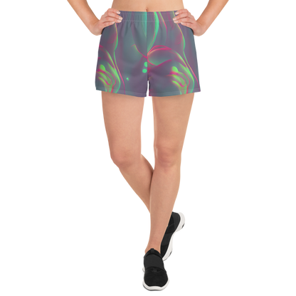 Women’s Athletic Shorts - Neon Whisper