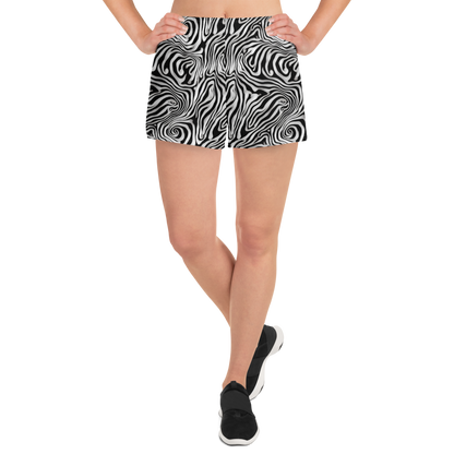 Women’s Athletic Shorts - Warped Cosmos
