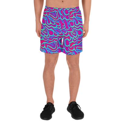 Men's Athletic Shorts - Aquatic Ember