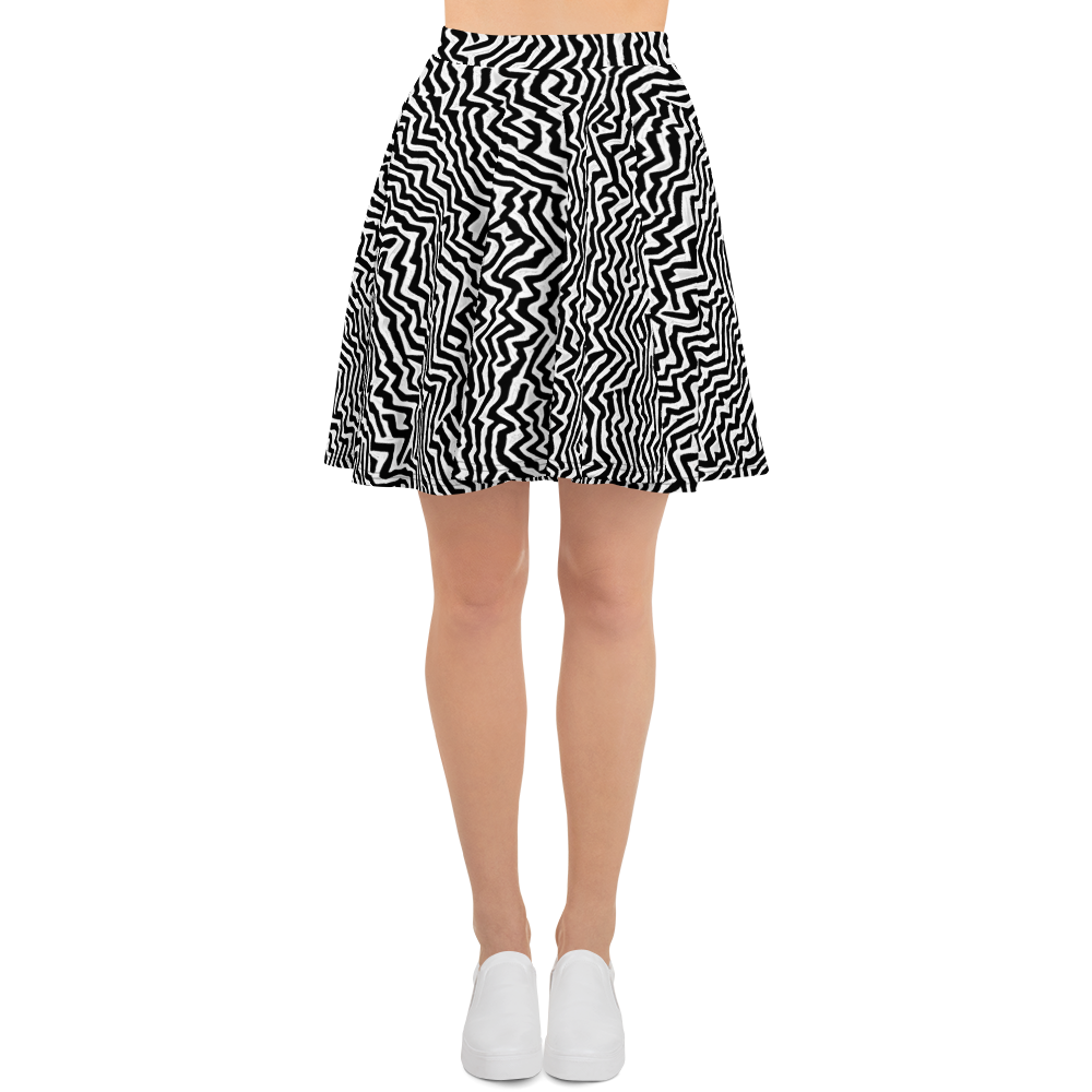 Skater Skirt - Static Swirl