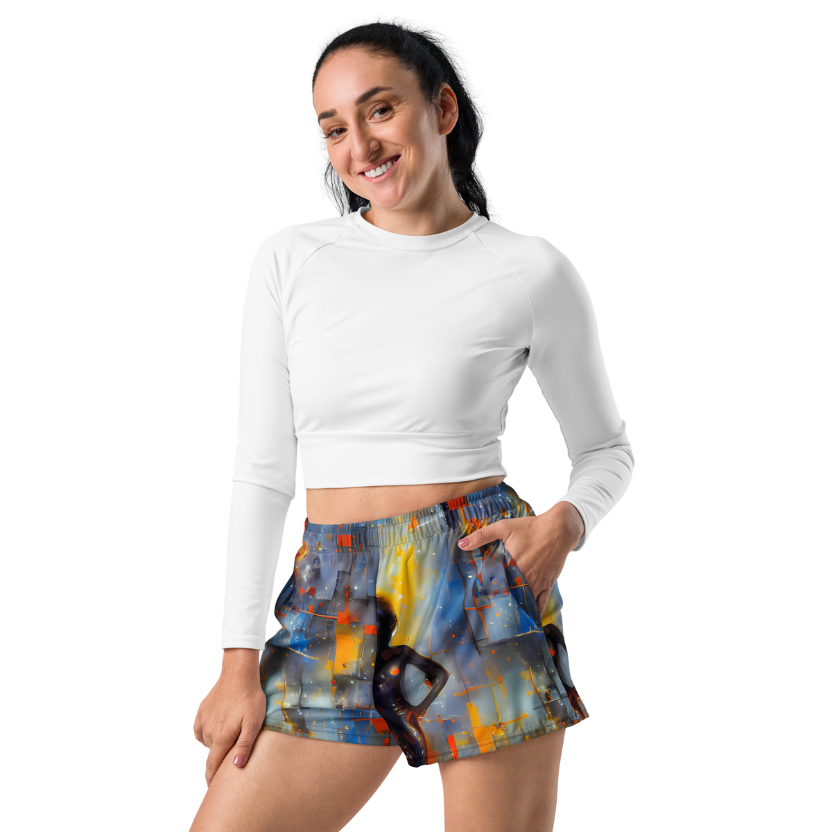 Women’s Athletic Shorts - Neoblock Fusion