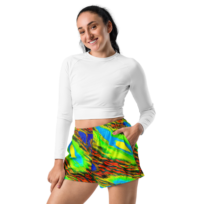 Women’s Athletic Shorts - Hodgkin's Blaze