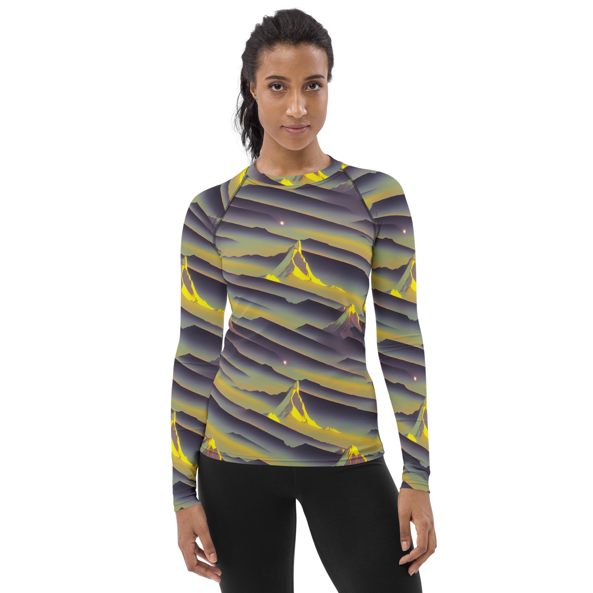 Women's Rash Guard - Surreal Summit