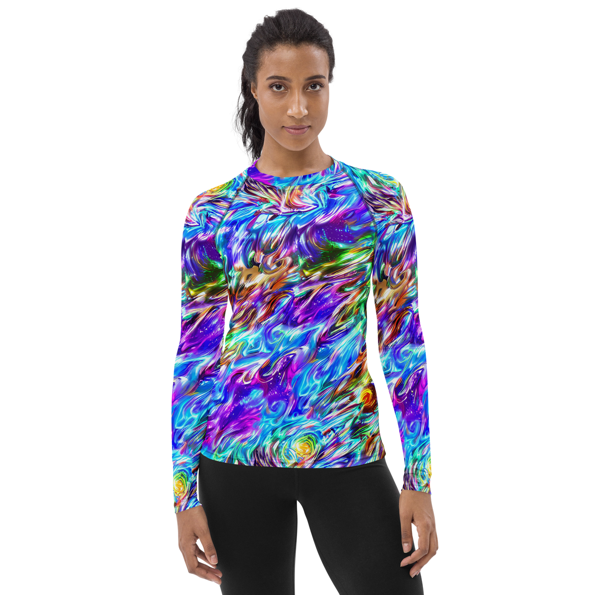 Women's Rash Guard - Faini Whirlwind