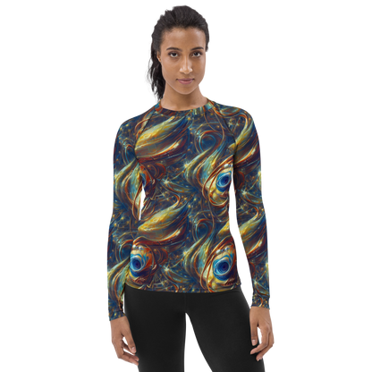 Women's Rash Guard - Celestial Vortex
