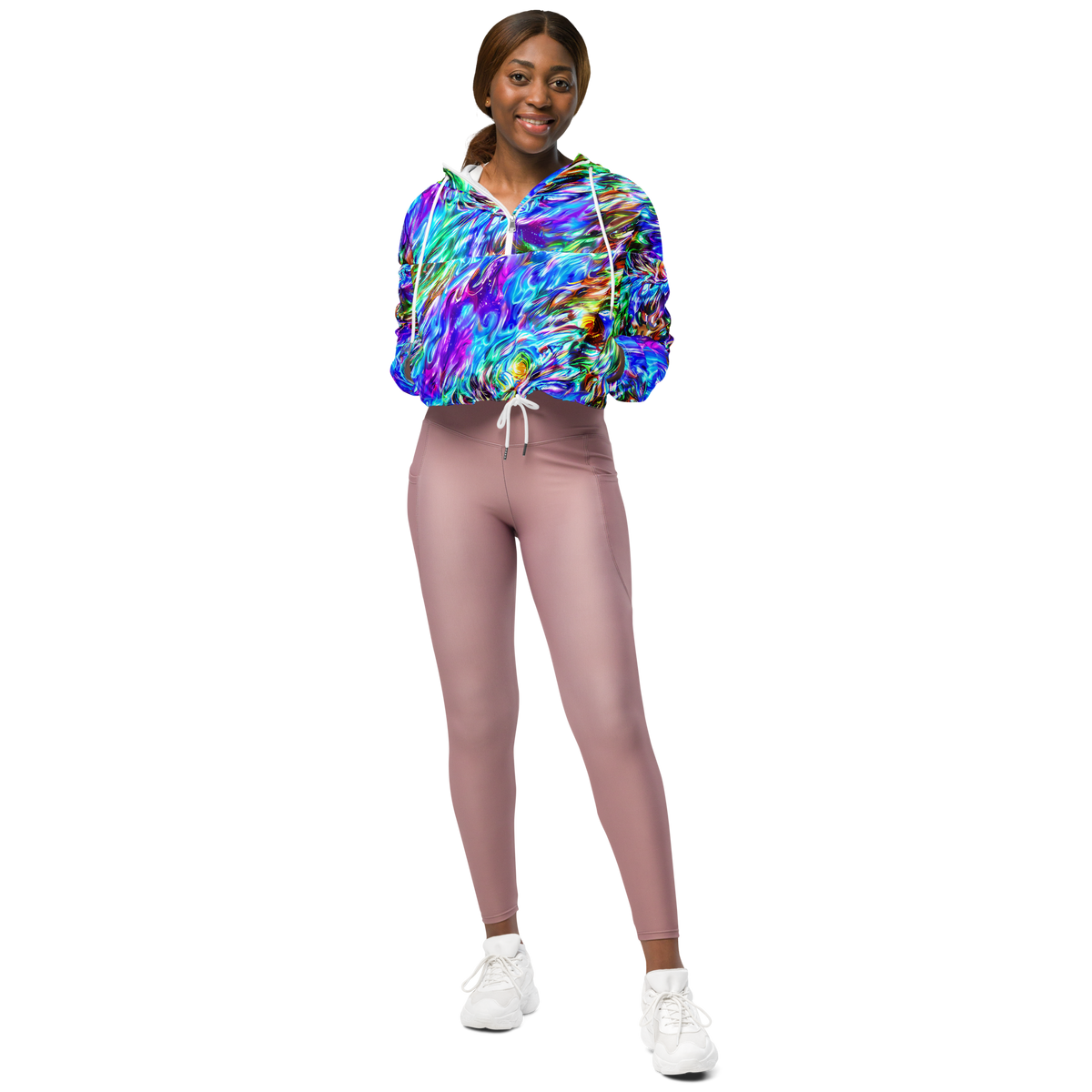 Women's Cropped Windbreaker - Faini Whirlwind